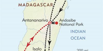 Antananarivo Madagaskar karta