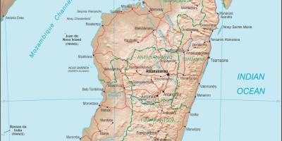 Madagaskar land karta